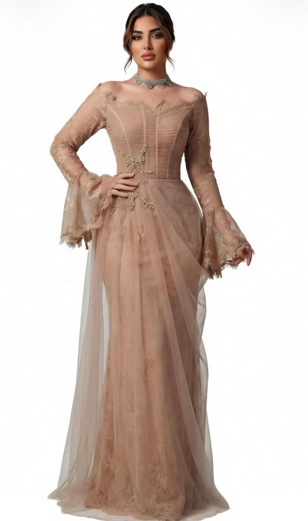 Light luxury long-sleeved dress?format=webp