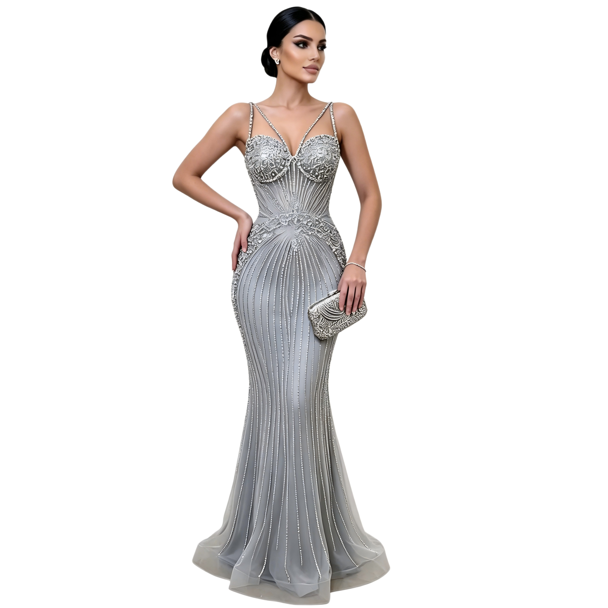 Evening dress with beaded straps?format=webp